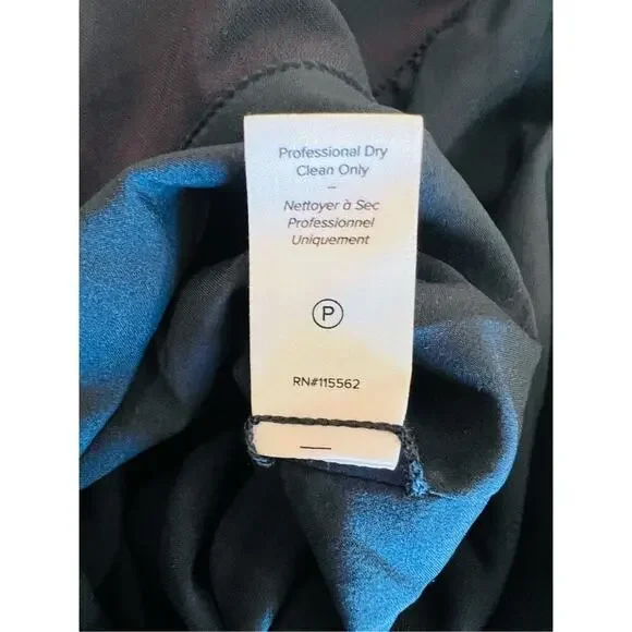 Cinq à Sept Women's Navy Vickie Puff-Sleeve Ruffled Mini Wrap Dress Size 10 NWOT - Picture 10 of 10